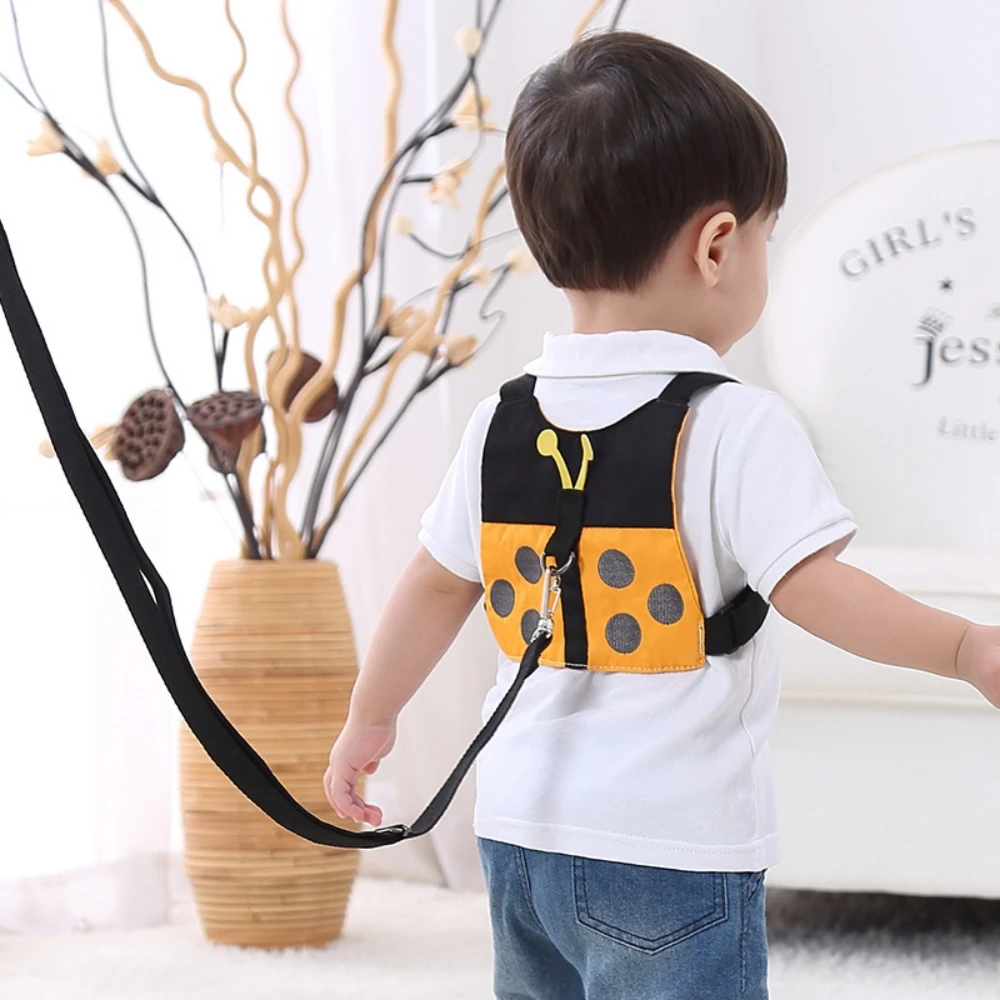 Child Safety Leash Cartoon Protable Breathable Belt Adjustable Angel Wing Toddler Leash Anti Lost Outdoor Baby Walking Harness love rabbit baby toddler belt baby toddler belt multi purpose toddler belt walking child anti lost out of school belt