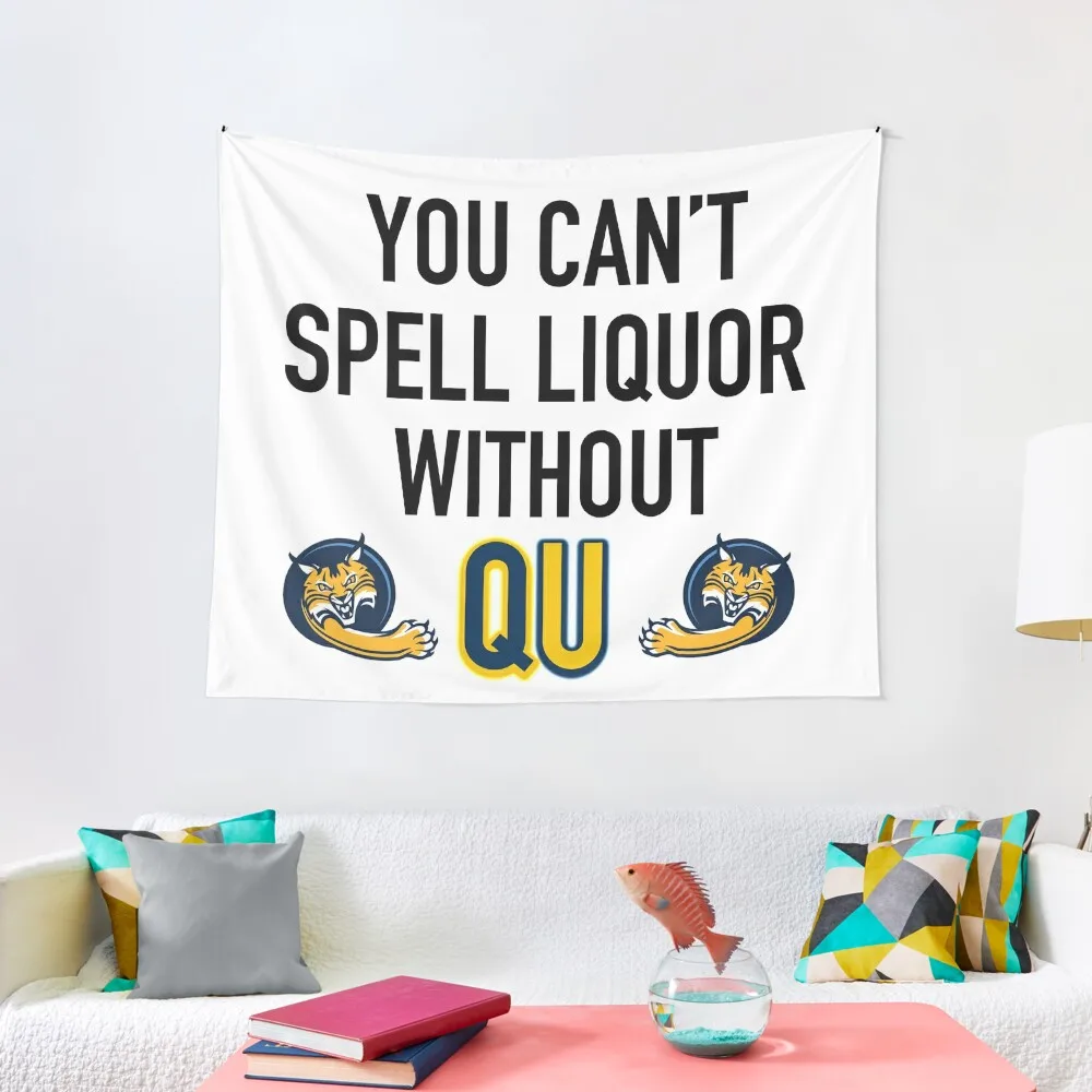 

You Can't Spell Liquor Without QU Tapestry Decoration Home Wall Decorations Decoration Wall Room Design Tapestry