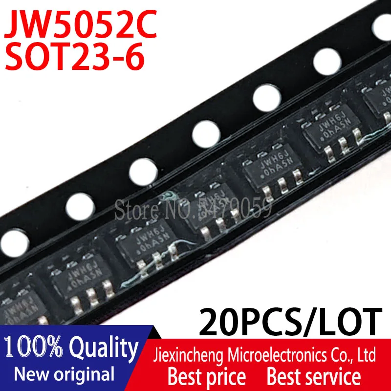 

New original JW5052C marking:JWH6J JW5052 SOT23-6 DC-DC chip