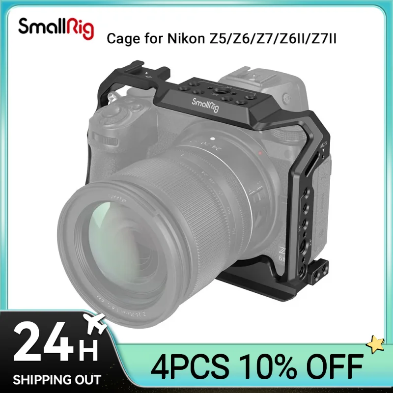 Smallrig Full Camera Cage Per Nikon Z5/Z6/Z7/Z6Ii/Z7Ii Camera Cage Rig Con Scarpe Fredde E Nato Rai Small Rig 2926B