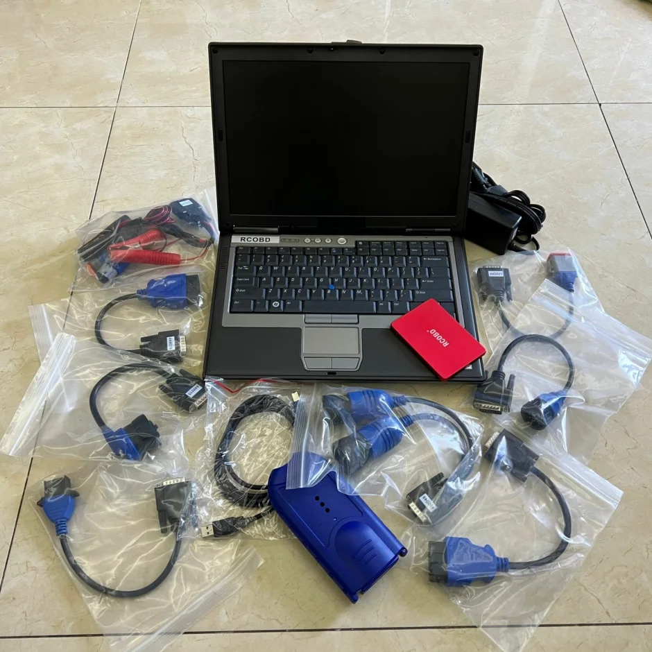ForN exiq USB Link 125032 Diesel Truck Interface Diagnostic Tool For Truck Read Fault With D630 Laptop