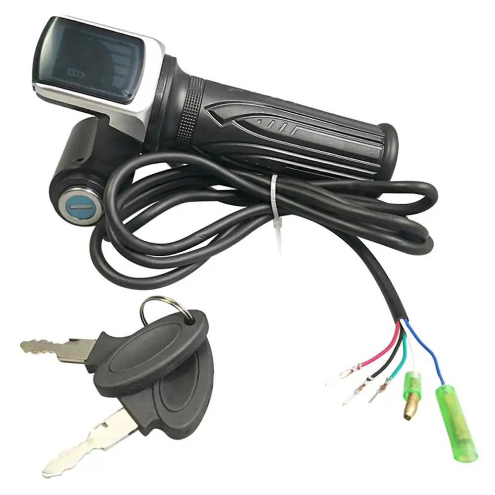 

36v48v60v Handlebar Throttle Speed Controller Lcd Display Electric Bicycle Accele-rator Accessories