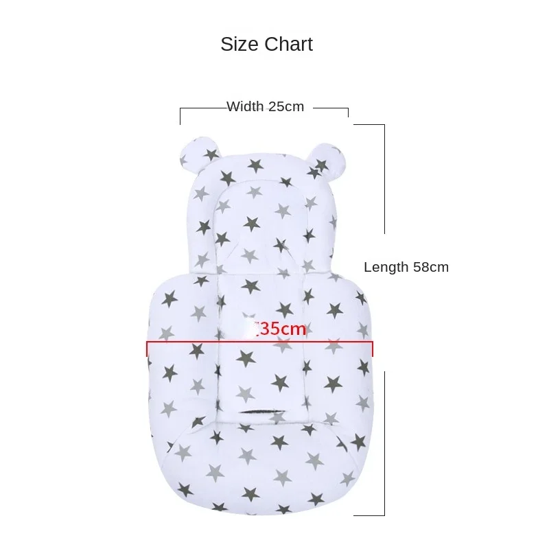 Safety Seat Mat Seat Cushion Baby Lumber Pad Protection for Electric Rocking Chair Strolley Basket