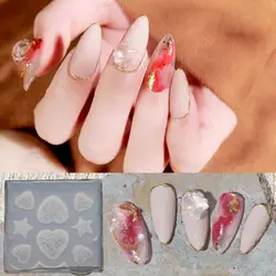 8 Cavity Epoxy Mold DIY Gummy Star Heart Candy Resin Casting Silicone Mold