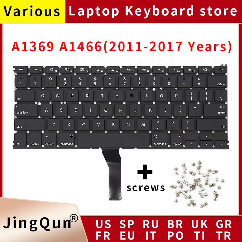 Coque Clavier US (Topcase) Pour MacBook Air 13" A1466 2012 - QWERTY - Occasion Grade B+