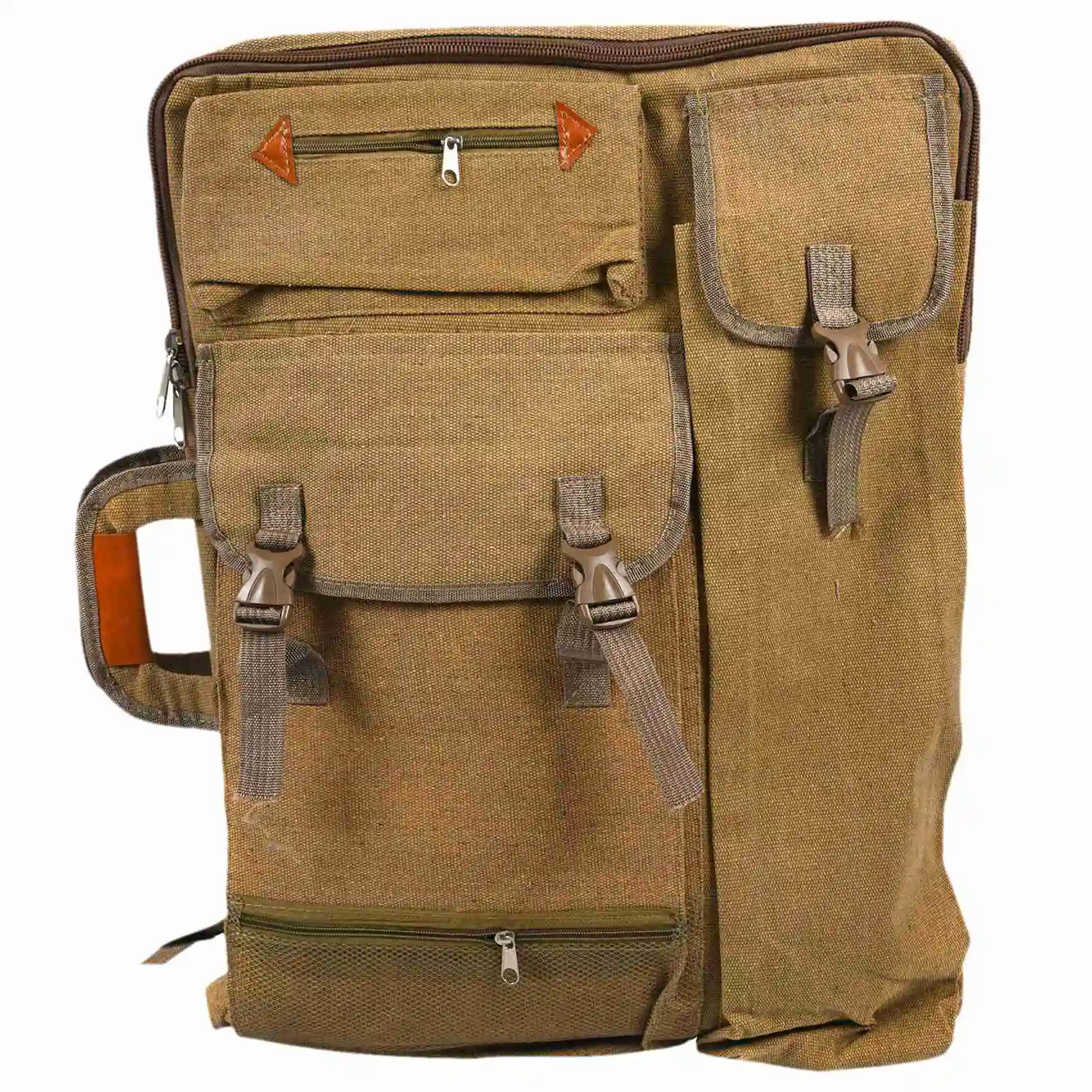 

Art Portfolio Bag Case Backpack Drawing Board Shoulder Bag Khaki
