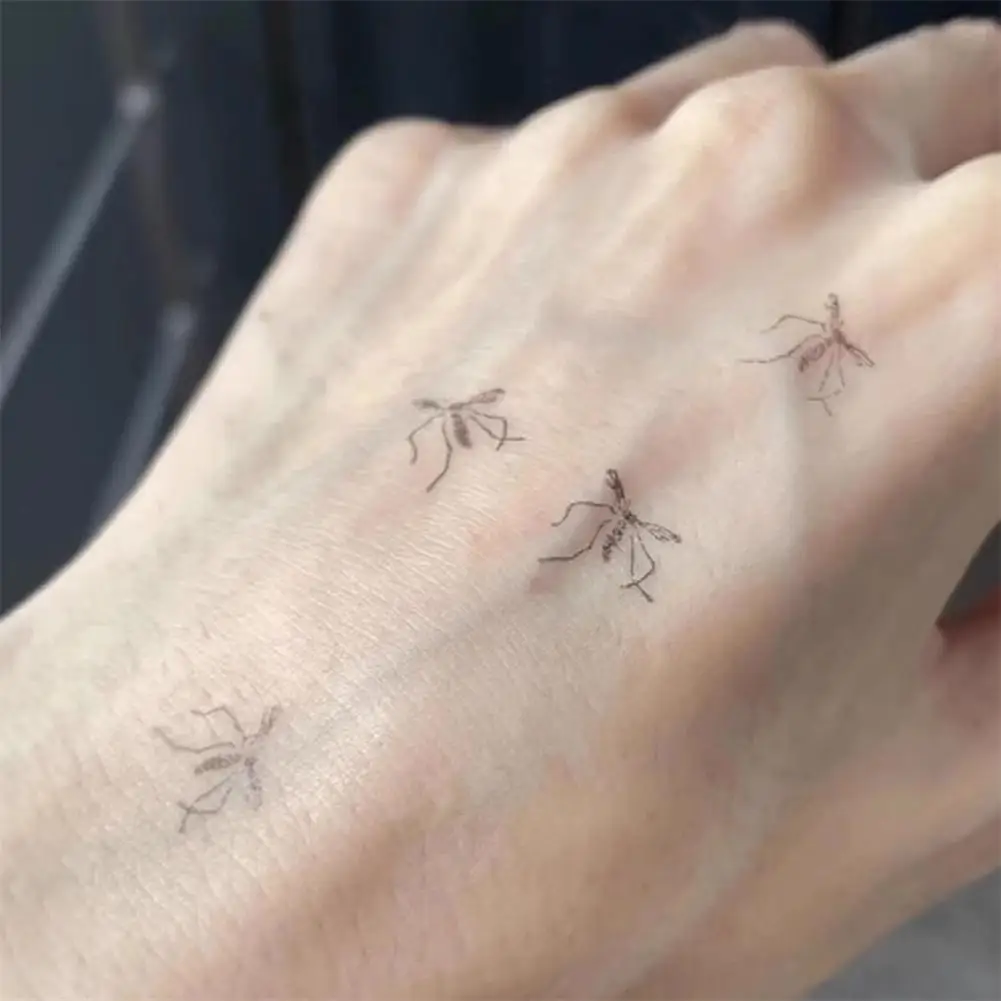 Mosquito Assorted Stamps For Kids Self-ink Stamps Mosquito Seal Scrapbooking DIY Painting Photo Album Decor Random Color