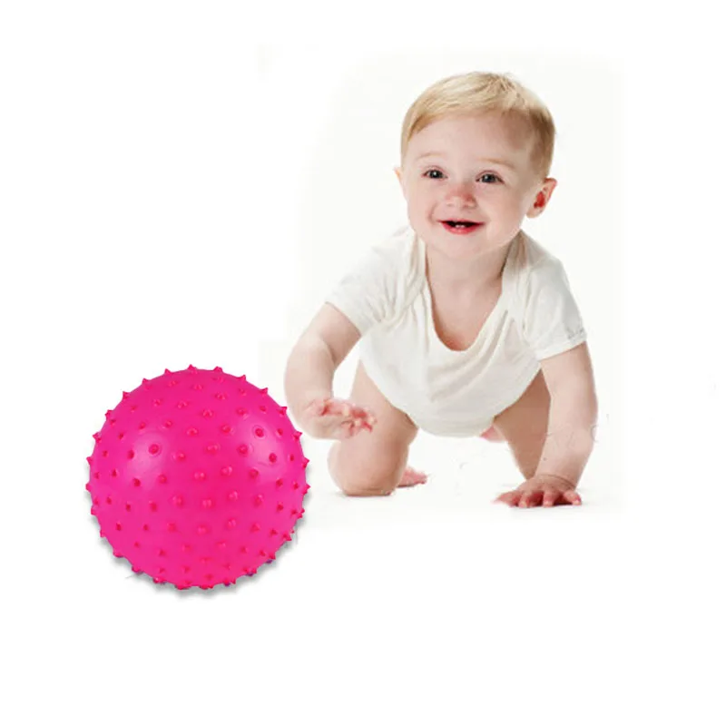 5PCS inflatable toy massage ball parent-child interactive massage series round ball inflatable massage ball toy prick ball 6