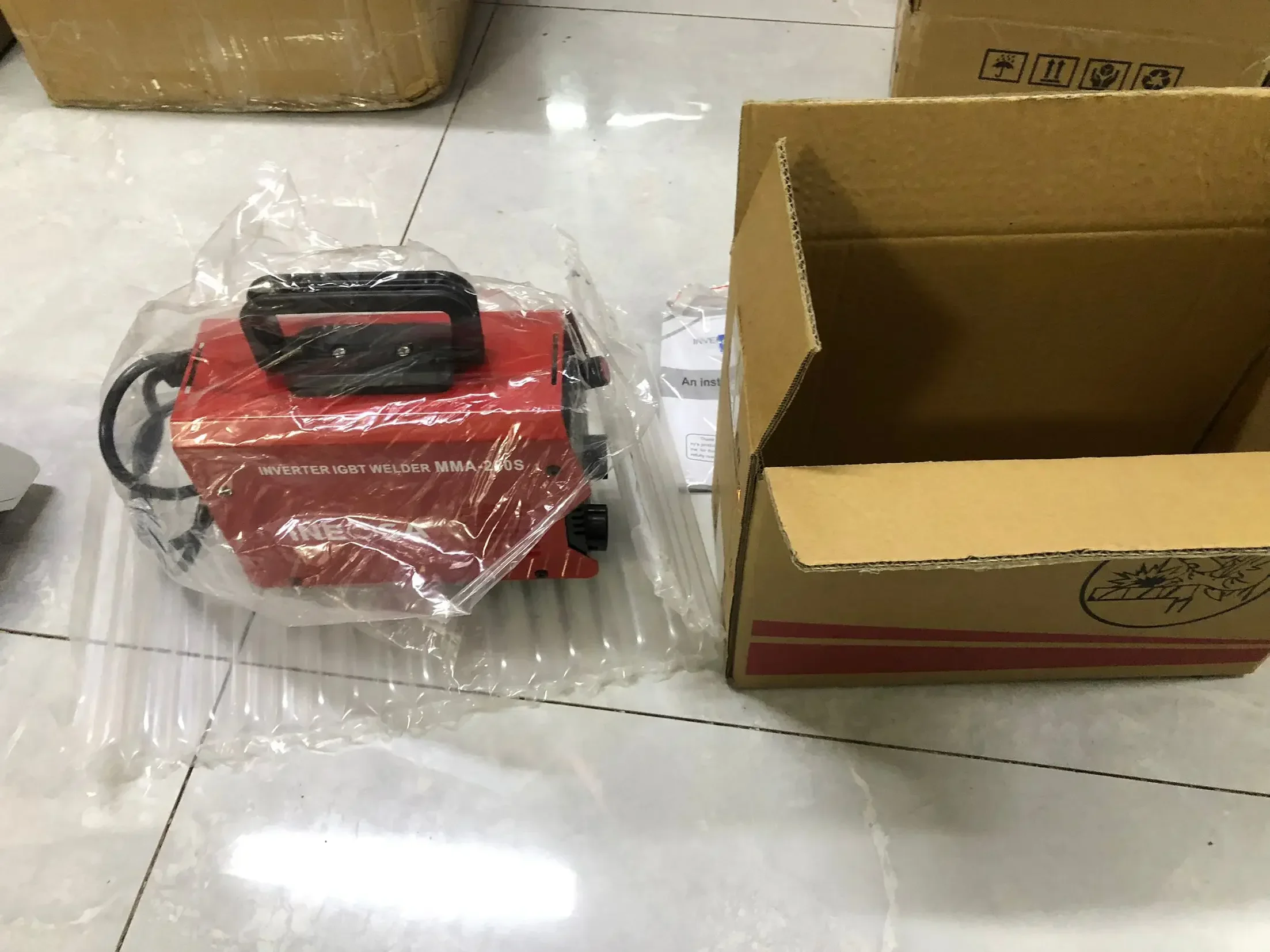 Mini welding machine set, small household 220V portable MMA250 inverter welding machine household Small Household, Portable, 5