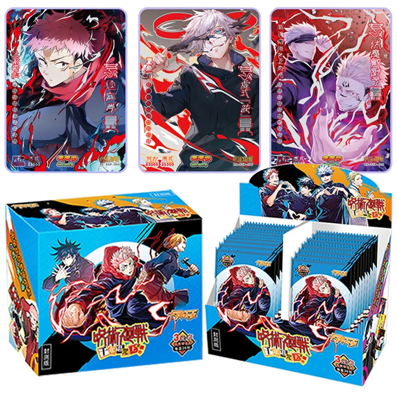 New Jujutsu Kaisen Cards Original Anime Characters Game Cards Blood Fight  Collection Hobby Card Toys Christmas Gifts for Kids| | - AliExpress