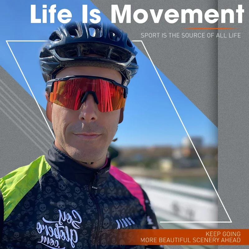 Kapvoe Sport Men's Women Cycling sunglasses Polarized Outdoor MTB Glasses UV400 Bike Bicycle Eyewear Bike Goggles cycling sunglasses cycling glasses sun glasses bicycle glasses sports glasses sport sunglasses sports goggles