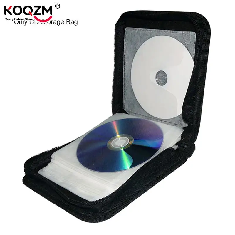 40 Disc CD Storage Bag Case Double-side Hard Album Home DVD Organizer Box cd dvd storage bag,cd dvd storage case