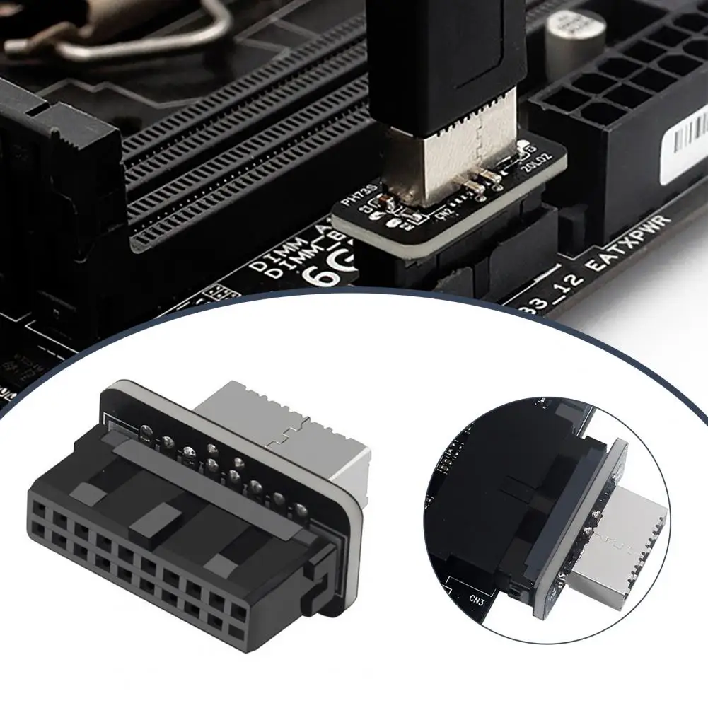 

Отличная простая внутренняя установка Plug Play USB3.0 19/20 Pin к Type-E PC Header материнская плата