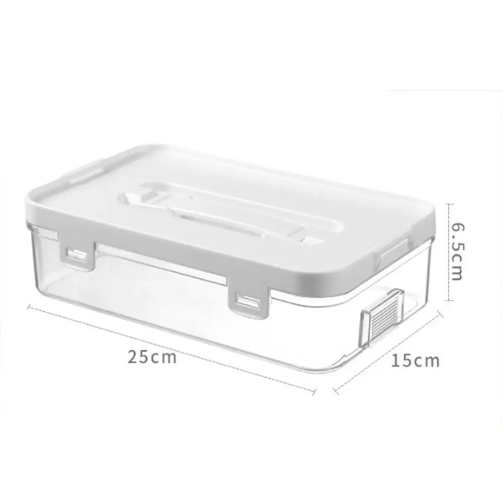 대용량 아트 마커 펜 케이스 투명 심플 마커 펜 홀더 손잡이가 있는 휴대용 데스크 보관함 미술용품