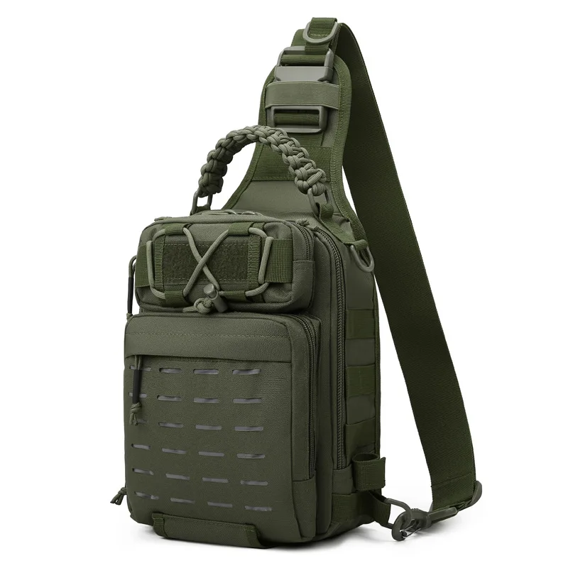 

Outdoor Multifunctional Road Sub Bag Reinforced Handle and New Special Training Backpack Cross-shoulder Chest Molle System Bag