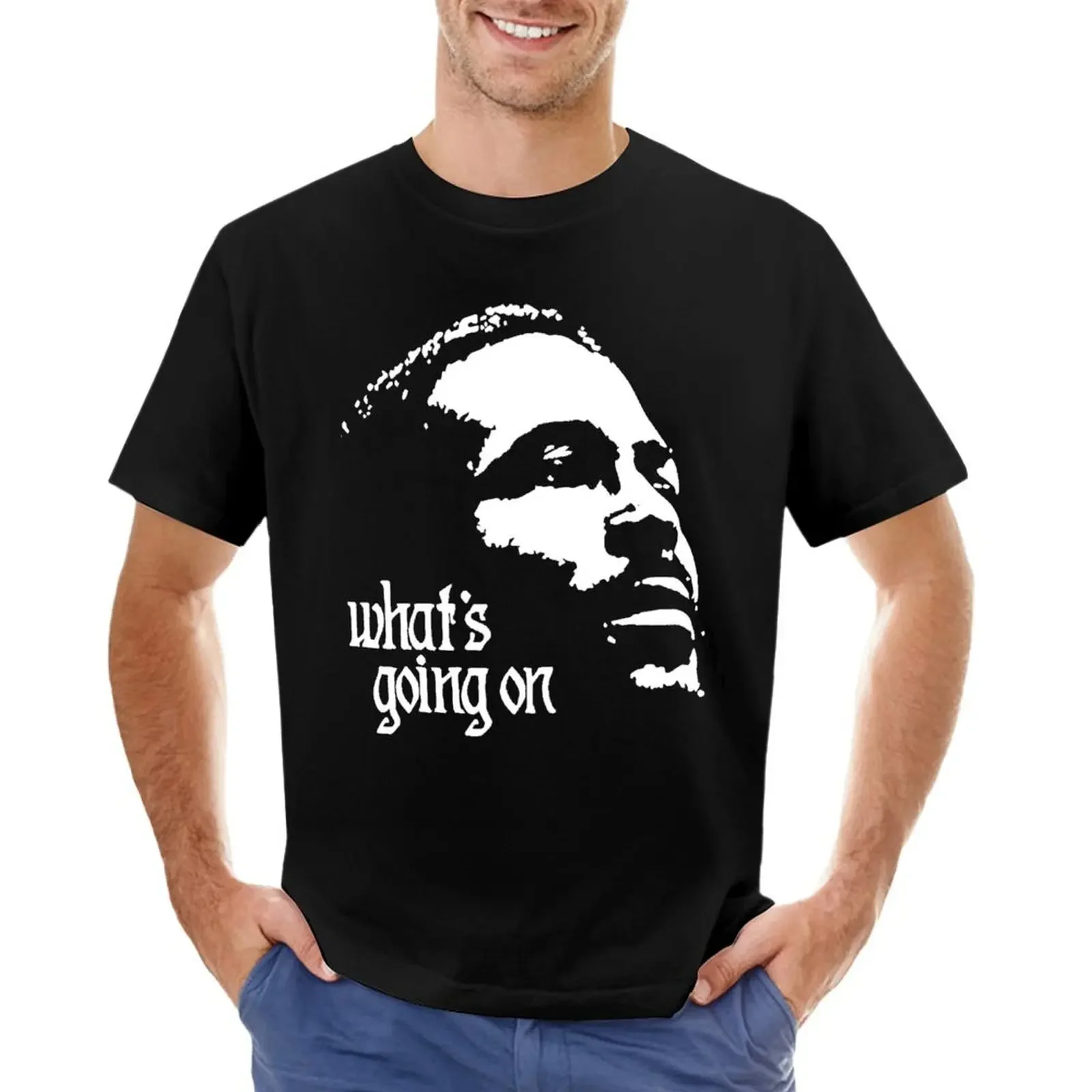 

Gift Idea Marvin Gaye Whats going On Classic T-shirt sublime tops heavy weight t shirts for men