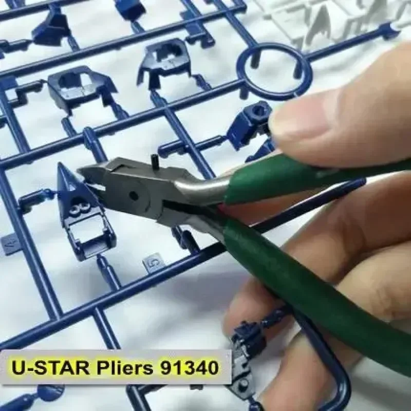 Ustar 91340 정밀 절단 플라이어 조립 취미 모델용 모델 조립용 핀처 DIY 도구