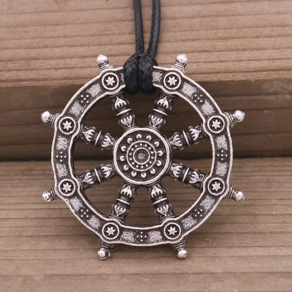 Vintage Viking Compass Ship Wheel Pendant Bracelets for Women Nordic Mythology Rune Pendant Men's Bracelets Jewelry - Image 4