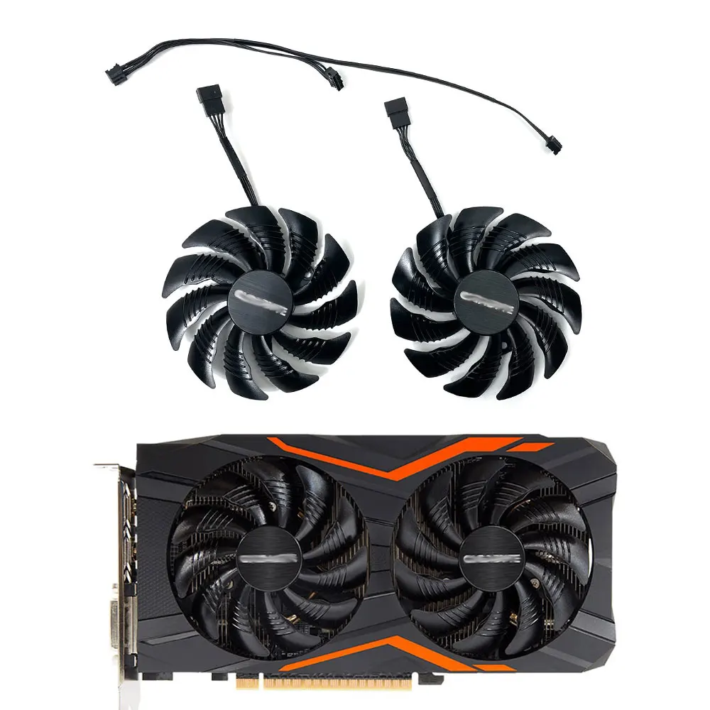 

New 87MM T129215SU 4PIN RX570 RX580 GPU Video Card Cooling Fan For Gigabyte AORUS Radeon RX 570 580 4G Graphics Cards Cooler Fan