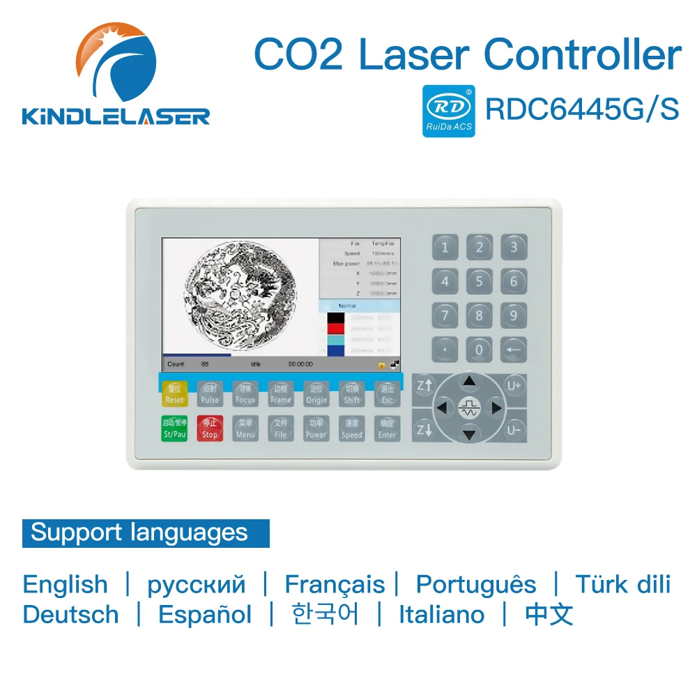 Kindlelaser Ruida RDC6445 RDC6445G RDC6445S Controller for Co2 Laser Engraving Cutting Machine Upgrade RDC6442 RDC6442G