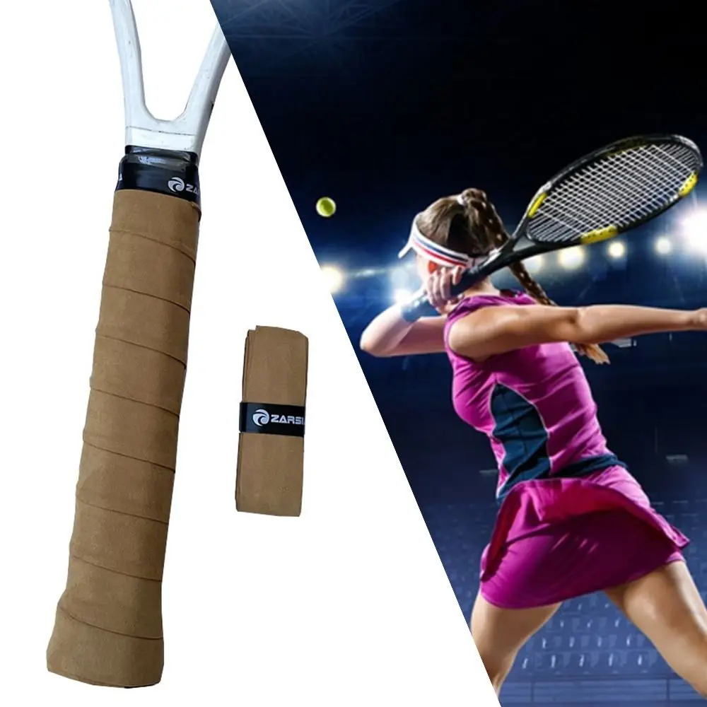 

Durable Shock-proof Dull Polish Tennis Racket Inner Overgrip Racquet Handle Grip Badminton Squash Imitation Cowhide