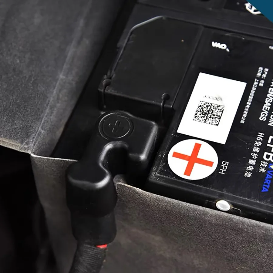 Battery Insulation Cover Car Fuse Box Cover Battery Positive Negative Terminal Tray Protective Cover Trim for Volkswagen VW Golf Teramont Touran L Skoda