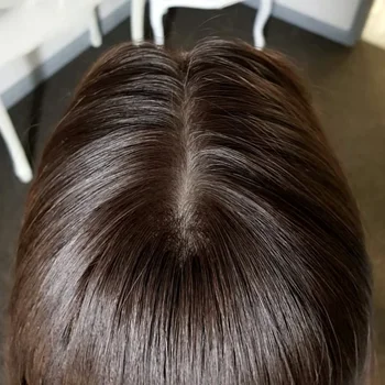 Highlight Brown Glueless 26“ Long Free Body Wave 5x5 Silk Base  Jewish Human Hair Wig Baby Hair HD Lace European Hair Preplucked