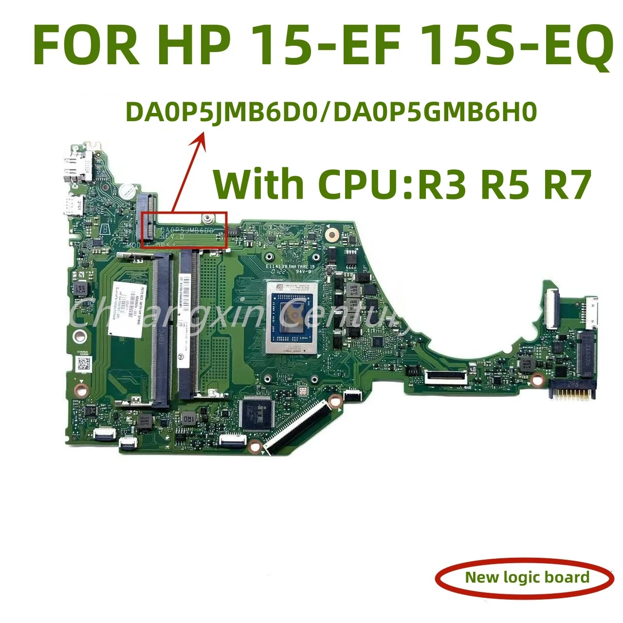 

DA0P5JMB6D0/DA0P5GMB6H0 suitable For HP 15-EF 15S-EQ laptop motherboard with R3 R5 R7 CPU 100% tested OK before shipment