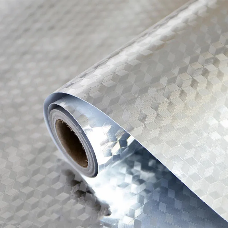Aluminum Foil Paper Kitchen Oil-proof Stickers Waterproof Gas Stove Shield Self-adhesive Silvery for Kitchen Special Accessories 3