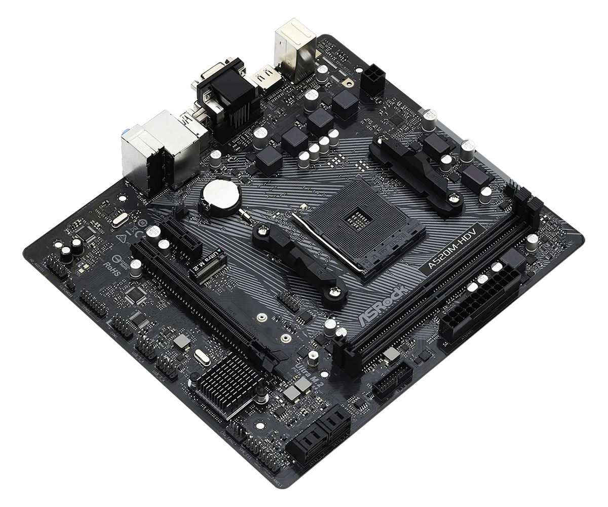 ASROCK A520 A520M マザーボード A520M-HDV マザーボード ソケット AM4