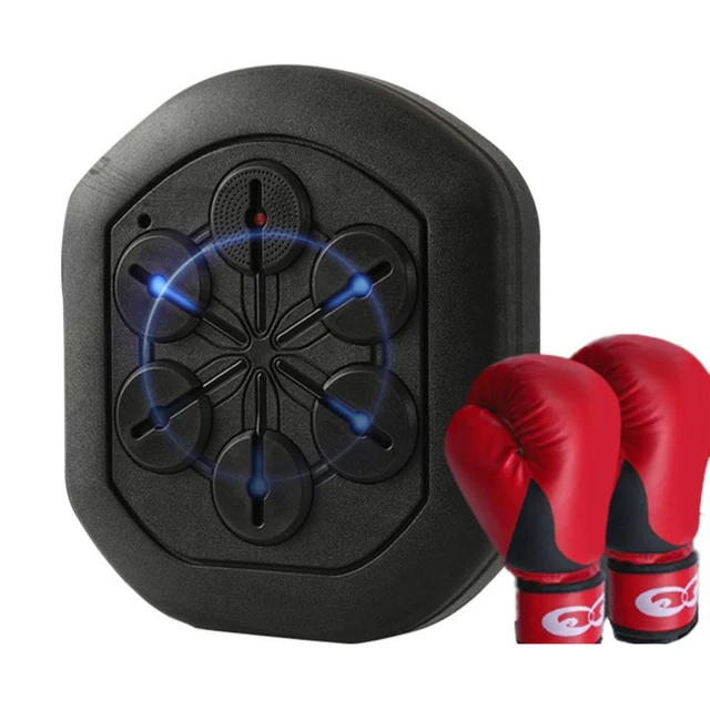 Máquina de boxeo musical para entrenamiento de boxeo, objetivo de pared  para reacción de boxeo, deportes, artes marciales, velocidad, gimnasios,  hogar - AliExpress