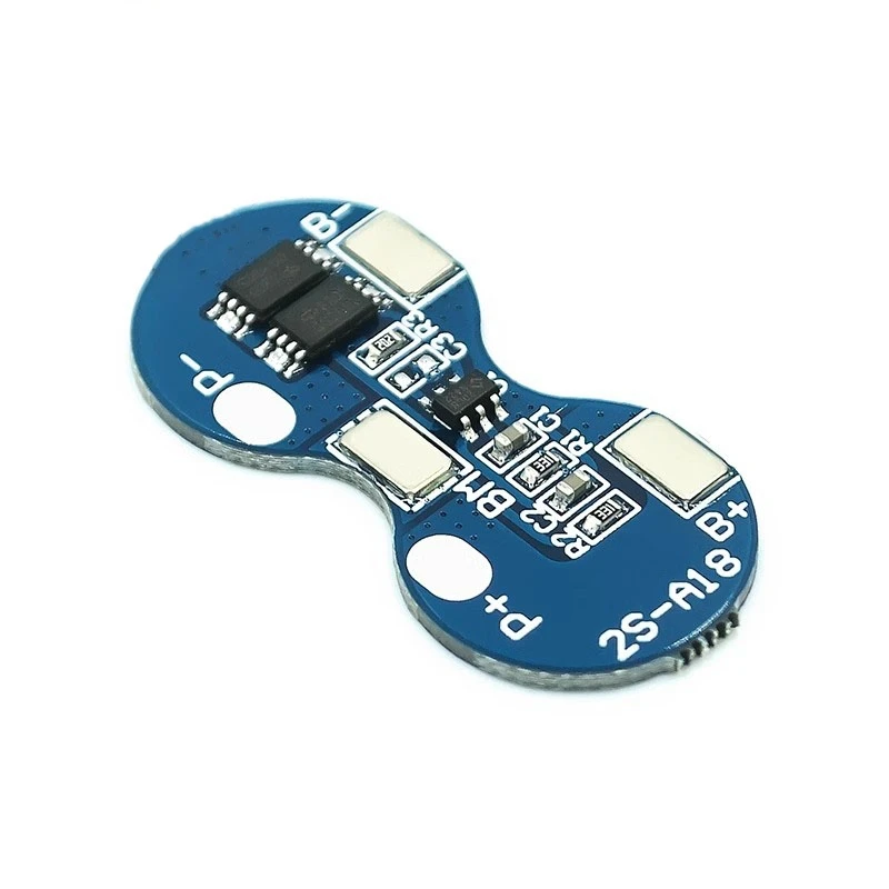 

2~200Pcs 7.4V 2S 18650 Lithium Battery Protection Board Double String Protection Chip 8.4V Overcurrent Overshoot 4A