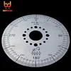 High quality Stainless Steel Scale 360 Degree Scale Small Scale Protractor Stainless Steel Disc 100x20x2mm 5