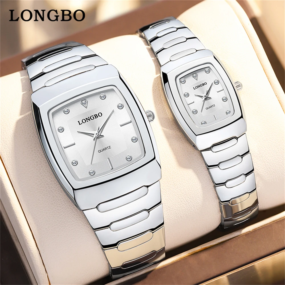 Watches For Couple Luxury Square Quartz Clock Stainless Steel Waterproof Lady Man's Wristwatch Business Watch quartz watch,digital watch,digital wristwatch,fashion couple watches,waterproof wristwatch
