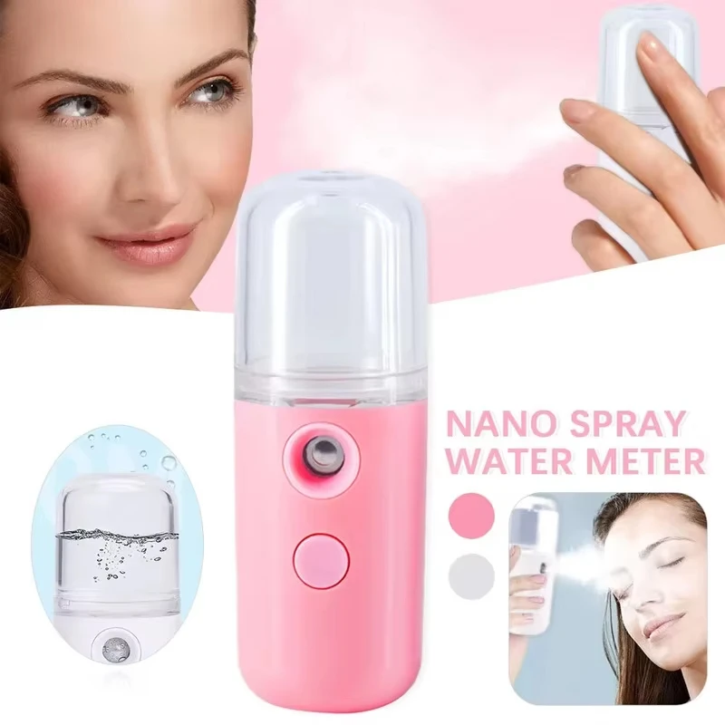 Portable Rechargeable Mini Mist Humidifier for Home, Office, and Travel