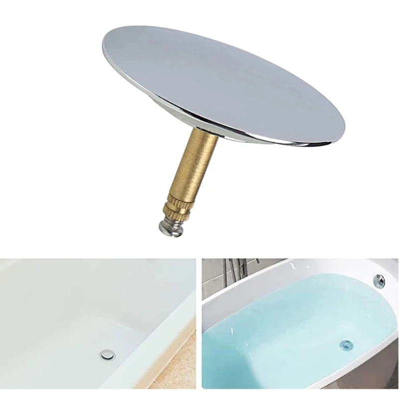 1Pc 72mm Diameter Bathtub Stopper Universal Bathroom Basin Kitchen Sink Detachable Adjustable Manual Lift Drain Plug Tools drain plug