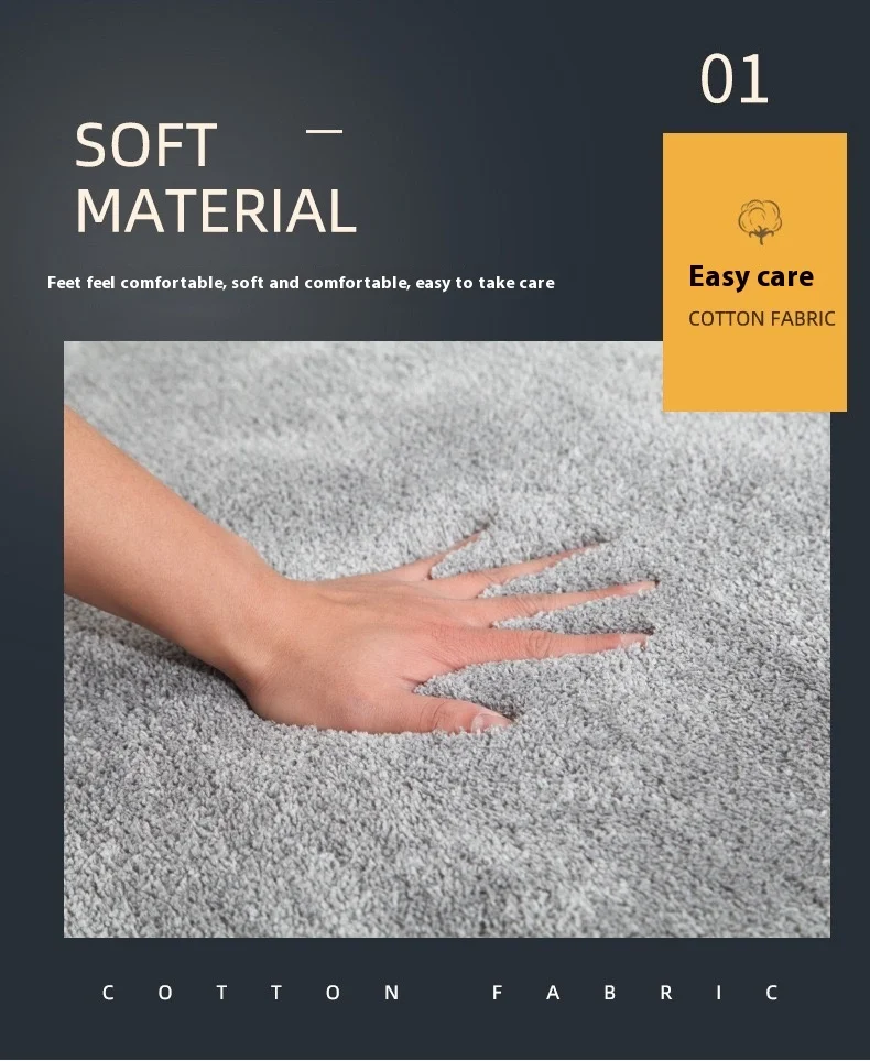 Floor Mat VIAKAM Solid Colour Simple Bathroom Doorway Absorbent