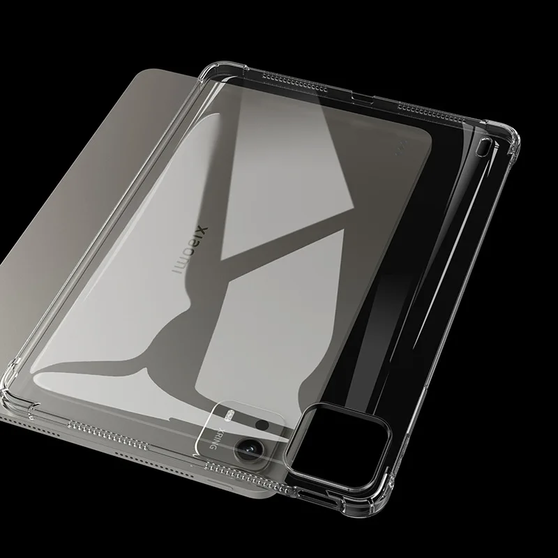 Ultra-Durable Transparent Shockproof Tablet Case - Soft TPU Anti-Fall Protective Cover