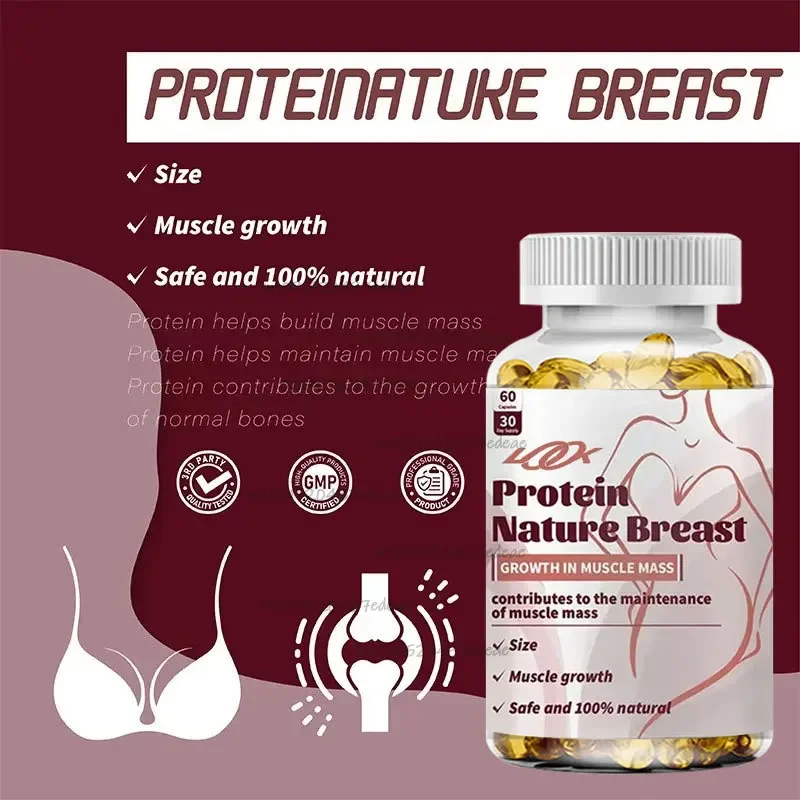 1Bottle Breast Enlargement Capsules and 1Bottle BUTT Booster Capsules,lifting Des Fesses, Breast Growth 60 Capsules