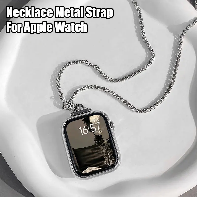 Elegant Metal Necklace Strap