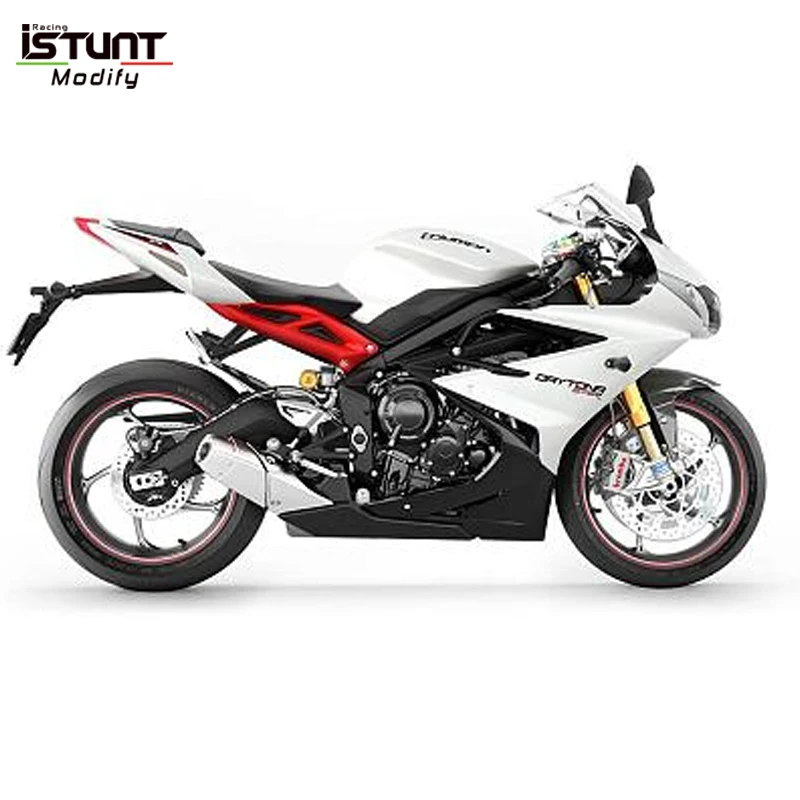 For TRIUMPH DAYTONA 675 R 2013 -2017 Motorcycle Exhaust Modified Titanium alloy Exhaust Middle Link Pipe Connect 50.8MM Muffler - Image 2