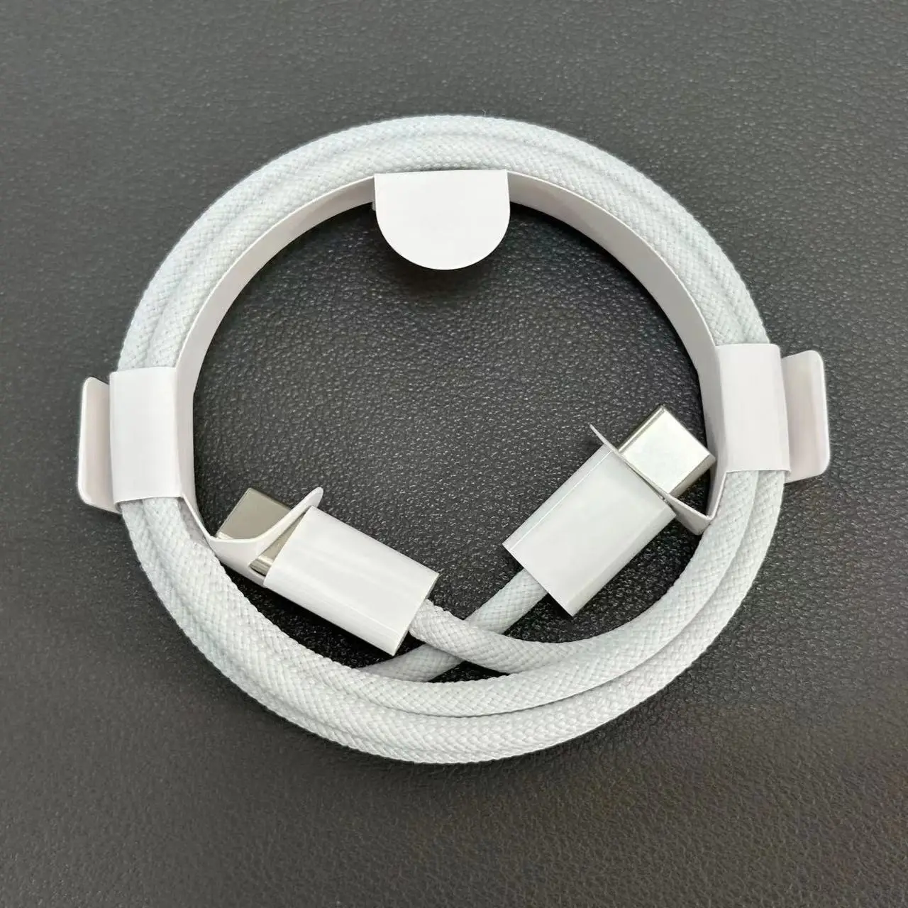 

20pcs Woven USB-C Charge Cable 1m For iPhone 15 Pro Max Plus Type C to Type C 60W PD Charger Cord Fast Charging Wire With boxs