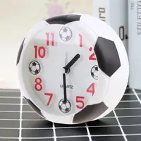 H7BF Desktop Soccer Ball Alarm Clock Decorative Football Ball Shaped Alarm Clock For Bedsides Bedroom Birthday Fans Gift 2