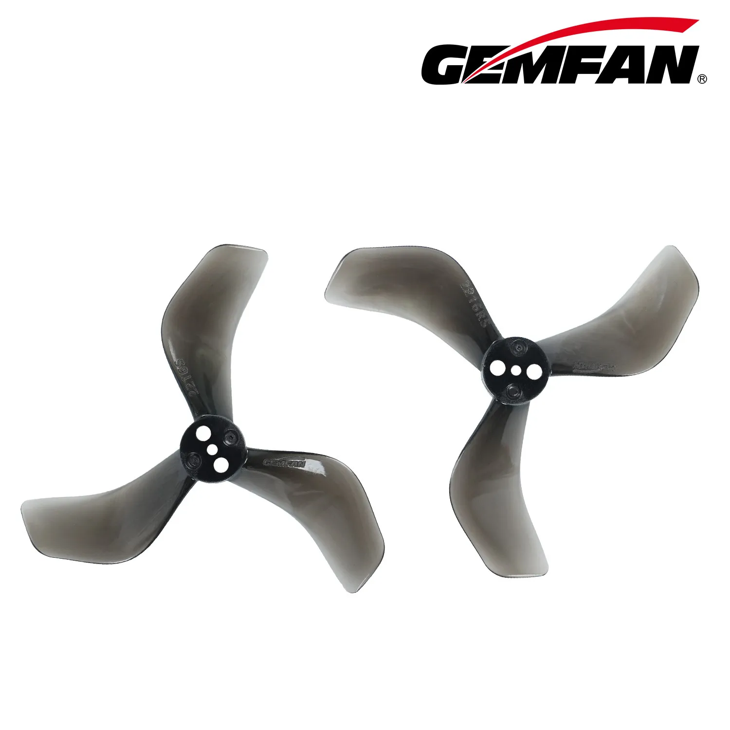 Hélices GEMFAN 2216S 3 pales PC 1.6" 4 paires pour micro drone FPV