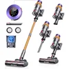 Cordless Vacuum Cleaner, 550W 45KPA 60Mins Cordless Stick Vacuum Cleaner With Touch Screen, Self-Standing,Wall Mount Charging 1