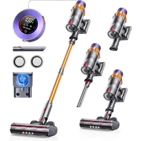 Cordless Vacuum Cleaner, 550W 45KPA 60Mins Cordless Stick Vacuum Cleaner With Touch Screen, Self-Standing,Wall Mount Charging 1