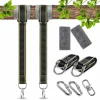1.5m Easy & Fast Installation Tree Swing Hanging Kit Swing Straps Tree Protectors with Safer Lock Carabiners Swivel To Choose 1