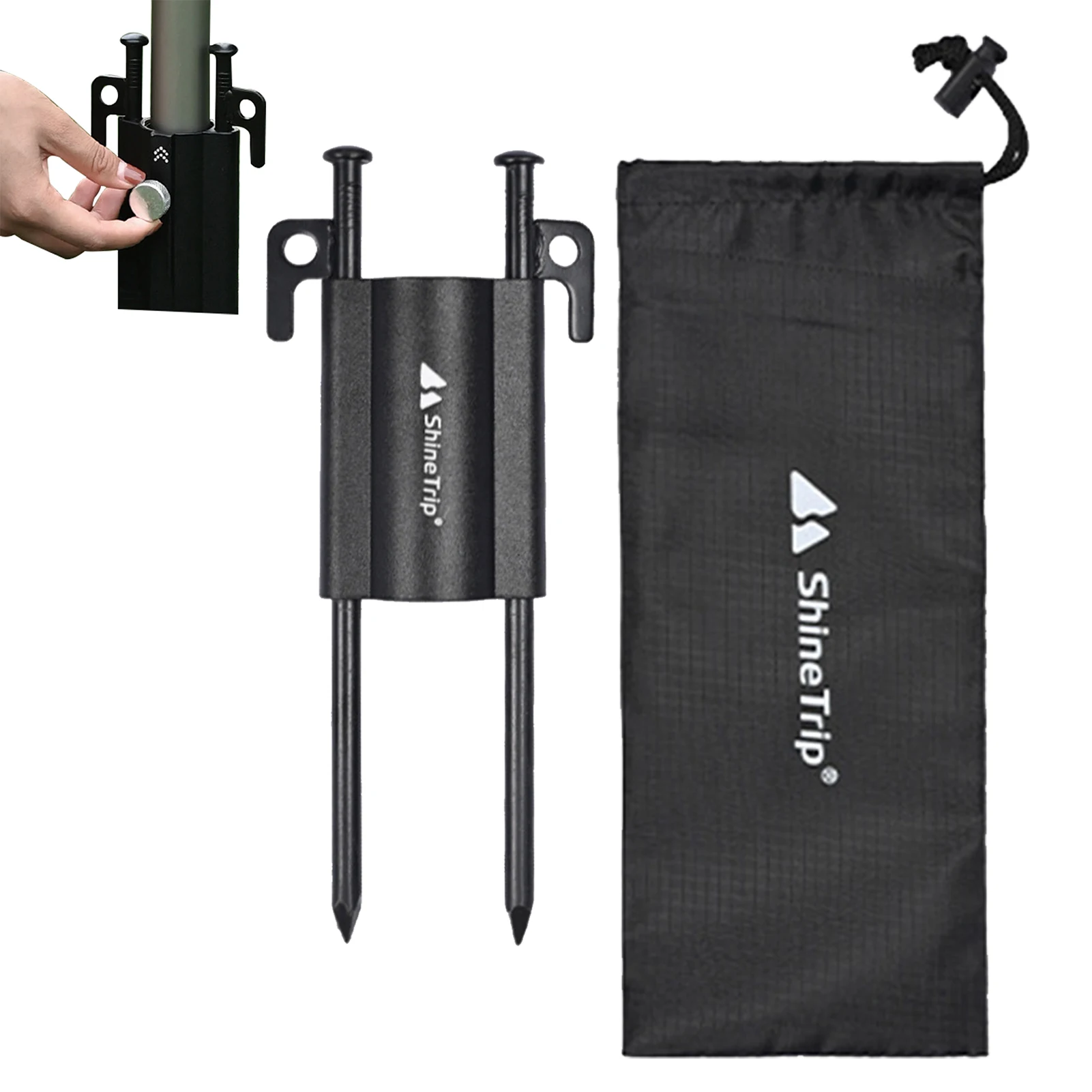 Tent Pole Holder Metal Tarp Poles Holders Fixing Tarp Tent Awning