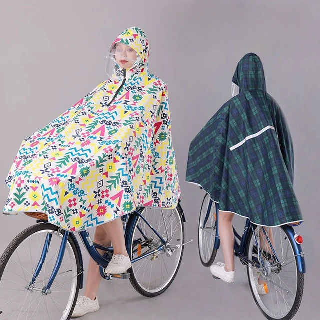 Chubasquero de alta calidad para hombre y mujer, Poncho con capucha, a  prueba de viento, para bicicleta, Scooter de movilidad - AliExpress