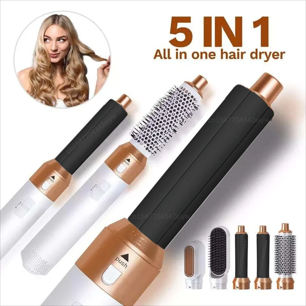 Spiral 5 In 1 Hair Dryer Brushes Women Professional High-Speed Curling Hot Air Comb Set For Dyson Air wrap Hair Dryers Styler